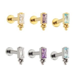 Labret di Titanio con Zircone