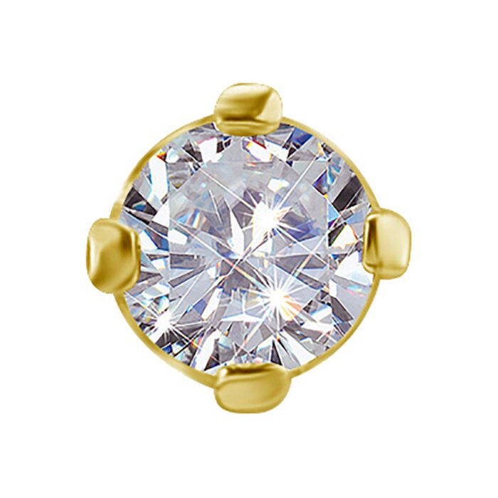 Labret Diamante Punto di Luce in Oro 18k - immagine 3