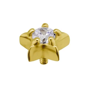 Stella Labret in Oro 18k con Zirconia Premium