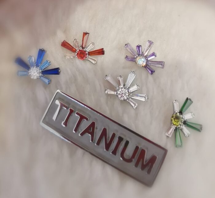 Labret Sunset di Zirconi in TitanioASTM F136 - immagine 3
