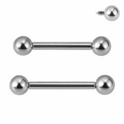 Barbel 1,6mm con sfera 4mm Tit