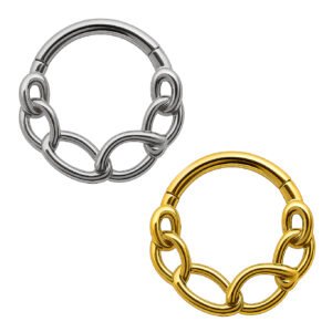 Clicker Intrecciato di Titanio