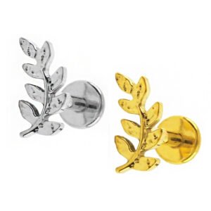 Labret Ramo con 8 Petali in Titanio