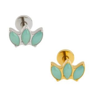 Labret 3 Petali in Titanio ASTM F136