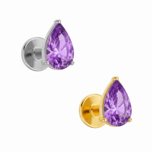 Labret Goccia di Zirconia in Titanio ASTM F136