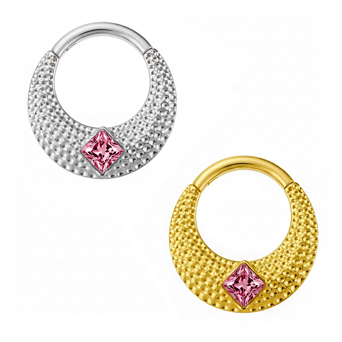 Anello Medievale Con Zirconia Di Titanio ASTM F136