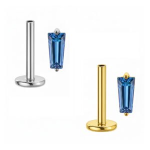 Labret Mini Trapezio di Titanio ASTM F136