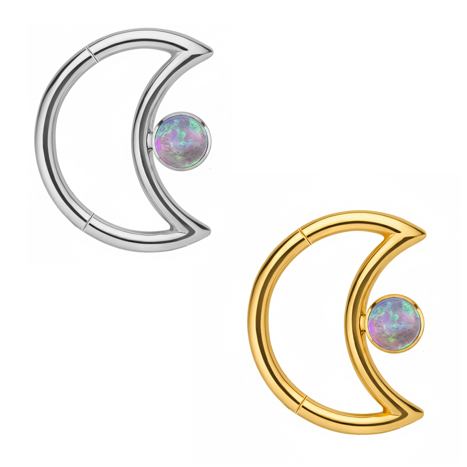Maan-clickerring van ASTM F136-titanium met zirkonia