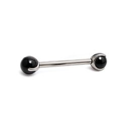 Barbell con Globo di Opale in Titanio ASTM F136 Piccolo
