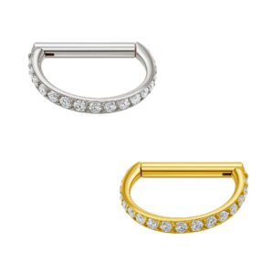 Clicker D di Titanio ASTM F136 Incassato di Zirconi