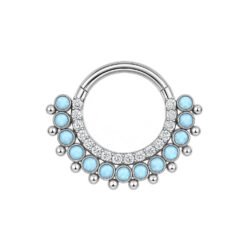 Clicker di Opale e Zirconia con Beads di Titanio ASTM F136