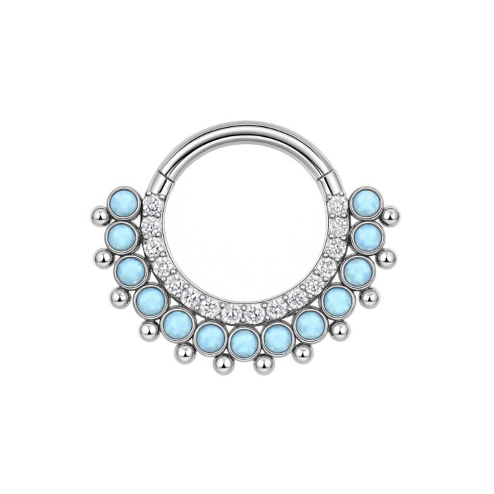 Clicker di Opale e Zirconia con Beads di Titanio ASTM F136