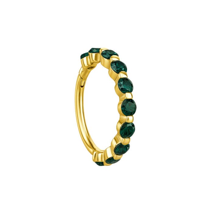 Clicker in Oro 18k con Nano Gems
