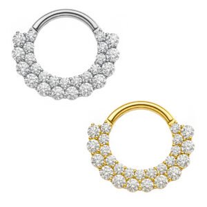 Anello di Titanio con Zirconi