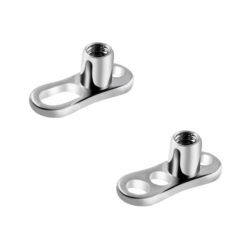 Dermal Anchor Titanio Natural V2 e V3 ASTM F136