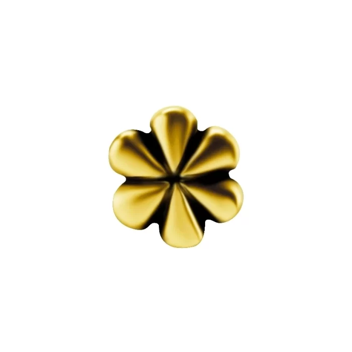 Fiore Liscia Labret in Oro 18k