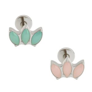 Labret 3 Petali in Titanio ASTM F136