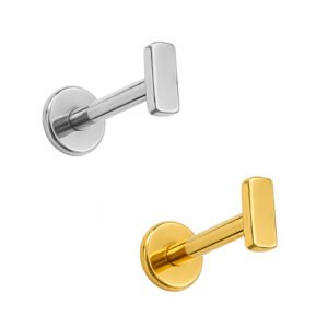 Labret Barra Liscia di Titanio ASTM F136