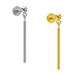 Labret Bastoncino in Titanio ASTM F136