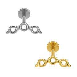 Labret Catenina Di Lusso In Titanio ASTM F136
