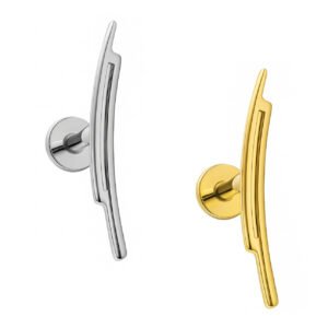 Labret Cluster Doppio Industriale di Titanio ASTM F136