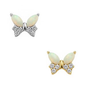 Labret Farfalla Trillion di Titanio ASTM F136