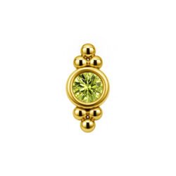 Labret in Oro 18k Con Beads