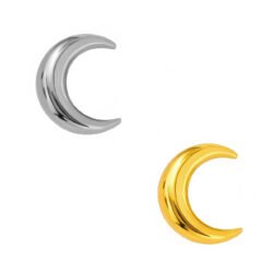 Labret Luna Piena in Titanio ASTM F136 Pin Push