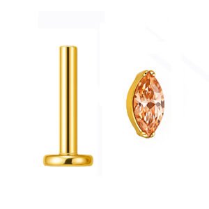 Labret Marquise in Titanio ASTM F136