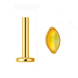 Labret Marquise in Titanio ASTM F136
