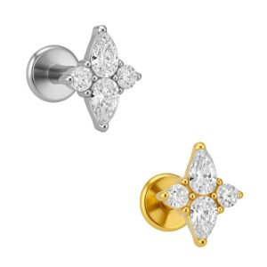 Labret Stella Artica in Titanio ASTM F136