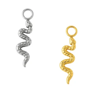 Pendante Snake di Titanio ASTM F136