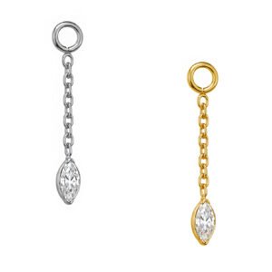 Pendente Catene con Navette in Titanio ASTM F136