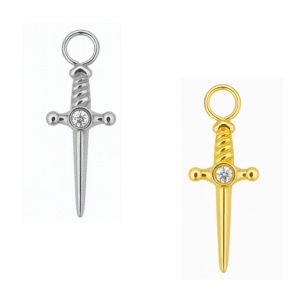 Pendente Pugnale di Titanio ASTM F136