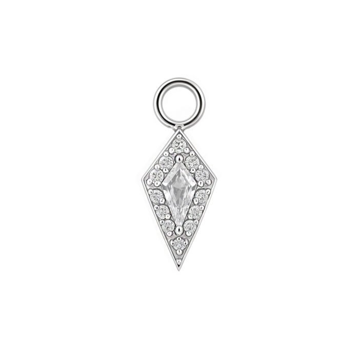 Pendente Rombo di Titânio ASTM F136