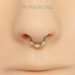 Clicker Navette di Opale in Titanio ASTM F136