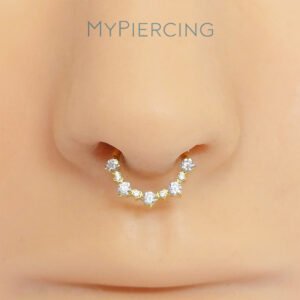 Anello Punta Con Zirconi Di Titanio ASTM F136