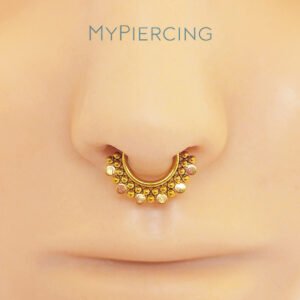 Anello Clicker Ventaglio di Titanio ASTM F136