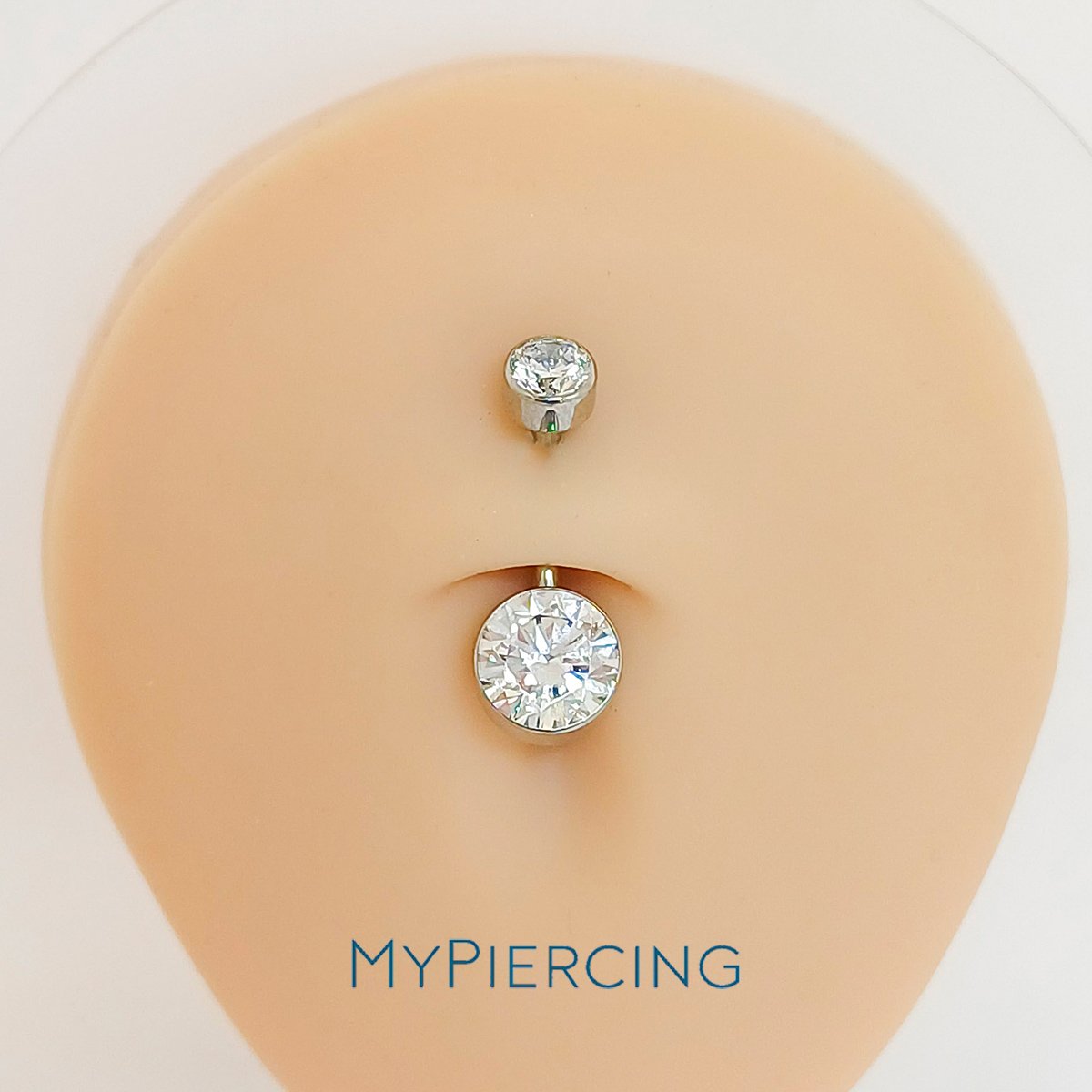 Banana di Titanio ASTM F136 Flat con Zirconie - immagine 3