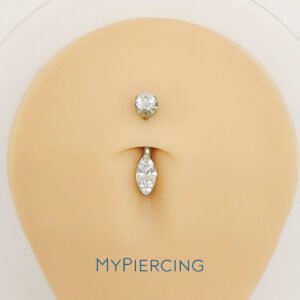 Banana di Titanio con Navette di Zirconia