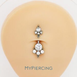 Banana in Titanio ASTM F136 Zampa con Zirconie