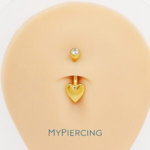 Banana Cuore Liscio Di Titanio ASTM F136