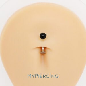 Banana Floating di Titanio ASTM F136 con Sfera Piccola