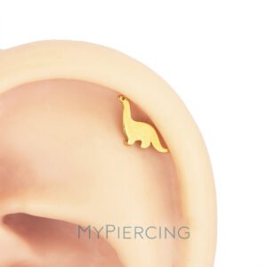 Labret Dinosaurio di Titanio ASTM F136