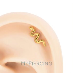 Labret Serpente di Titanio ASTM F136