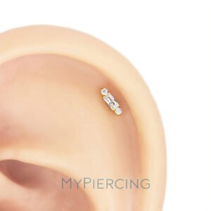 Labret di Titanio con Zirconi