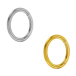 Anello Ovale di Titanio