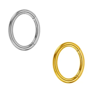Anello Ovale di Titanio