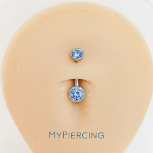 Banana Flat di Titanio con Zirconi