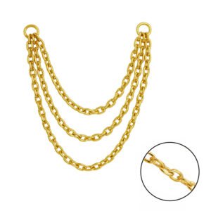 Catena tripla in titanio